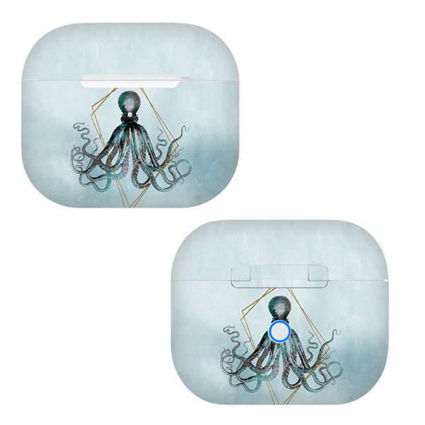 LebensArt Artwork Octopus Vinyl Sticker Skin Decal Cover for Apple AirPods 3 3rd Gen Charging Case