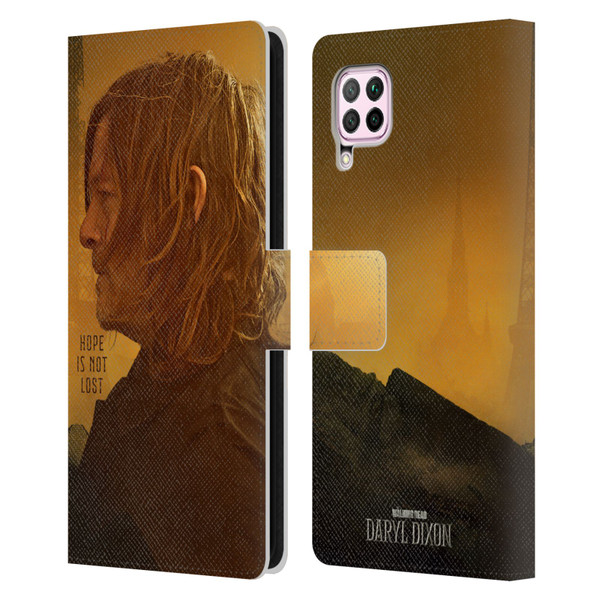 The Walking Dead: Daryl Dixon Key Art Hope Is Not Lost Leather Book Wallet Case Cover For Huawei Nova 6 SE / P40 Lite