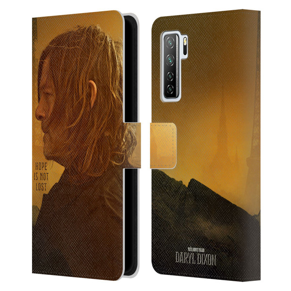 The Walking Dead: Daryl Dixon Key Art Hope Is Not Lost Leather Book Wallet Case Cover For Huawei Nova 7 SE/P40 Lite 5G