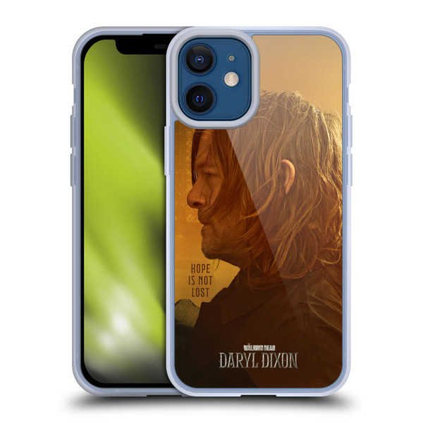 The Walking Dead: Daryl Dixon Key Art Hope Is Not Lost Soft Gel Case for Apple iPhone 12 Mini