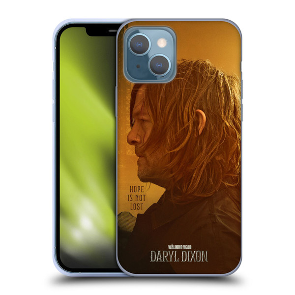The Walking Dead: Daryl Dixon Key Art Hope Is Not Lost Soft Gel Case for Apple iPhone 13