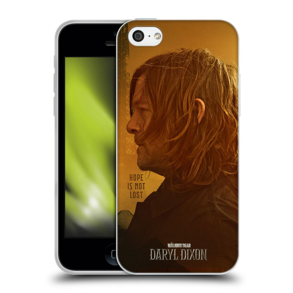 The Walking Dead: Daryl Dixon Key Art Hope Is Not Lost Soft Gel Case for Apple iPhone 5c