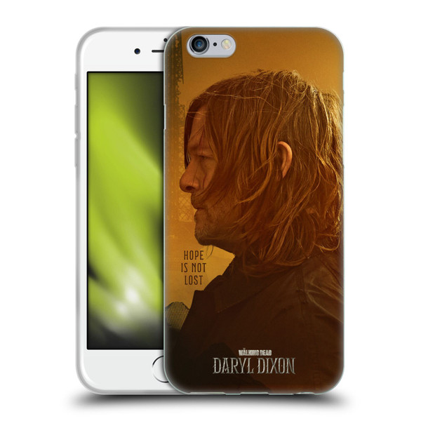 The Walking Dead: Daryl Dixon Key Art Hope Is Not Lost Soft Gel Case for Apple iPhone 6 / iPhone 6s