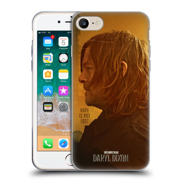The Walking Dead: Daryl Dixon Key Art Hope Is Not Lost Soft Gel Case for Apple iPhone 7 / 8 / SE 2020 & 2022