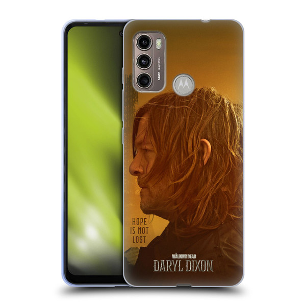 The Walking Dead: Daryl Dixon Key Art Hope Is Not Lost Soft Gel Case for Motorola Moto G60 / Moto G40 Fusion