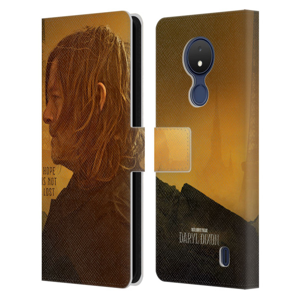 The Walking Dead: Daryl Dixon Key Art Hope Is Not Lost Leather Book Wallet Case Cover For Nokia C21