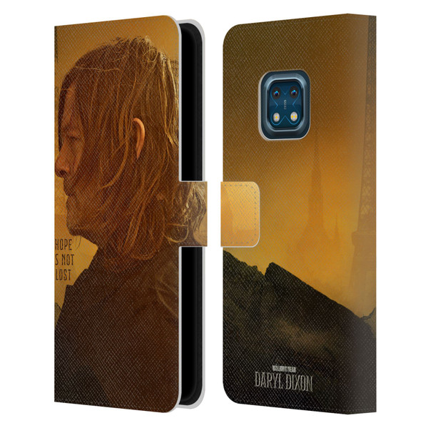 The Walking Dead: Daryl Dixon Key Art Hope Is Not Lost Leather Book Wallet Case Cover For Nokia XR20