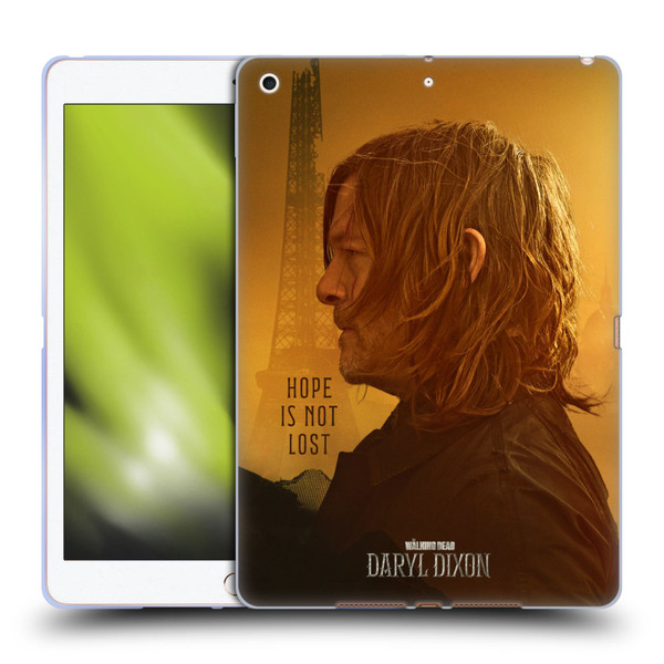 The Walking Dead: Daryl Dixon Key Art Hope Is Not Lost Soft Gel Case for Apple iPad 10.2 2019/2020/2021