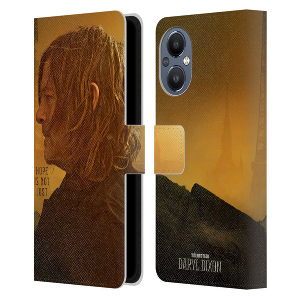 The Walking Dead: Daryl Dixon Key Art Hope Is Not Lost Leather Book Wallet Case Cover For OnePlus Nord N20 5G