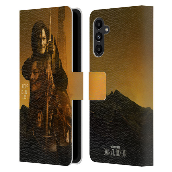 The Walking Dead: Daryl Dixon Key Art Double Exposure Leather Book Wallet Case Cover For Samsung Galaxy A13 5G (2021)