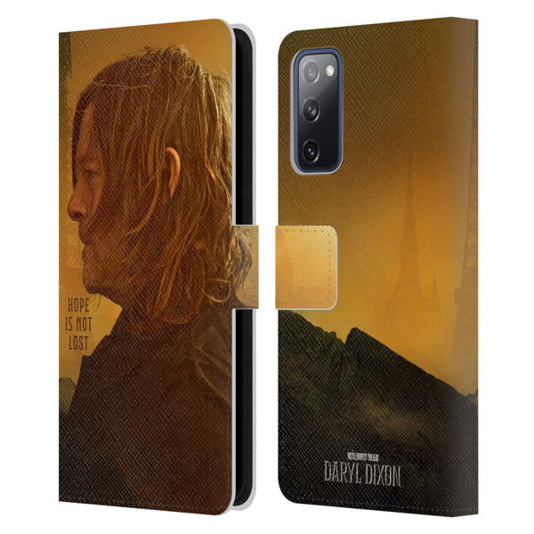 The Walking Dead: Daryl Dixon Key Art Hope Is Not Lost Leather Book Wallet Case Cover For Samsung Galaxy S20 FE / 5G