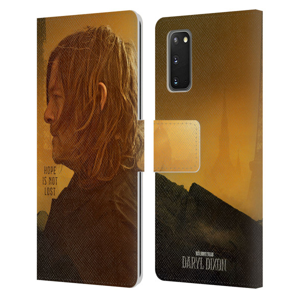 The Walking Dead: Daryl Dixon Key Art Hope Is Not Lost Leather Book Wallet Case Cover For Samsung Galaxy S20 / S20 5G