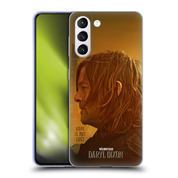 The Walking Dead: Daryl Dixon Key Art Hope Is Not Lost Soft Gel Case for Samsung Galaxy S21+ 5G