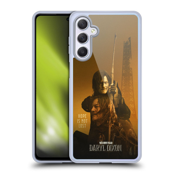 The Walking Dead: Daryl Dixon Key Art Double Exposure Soft Gel Case for Samsung Galaxy M54 5G