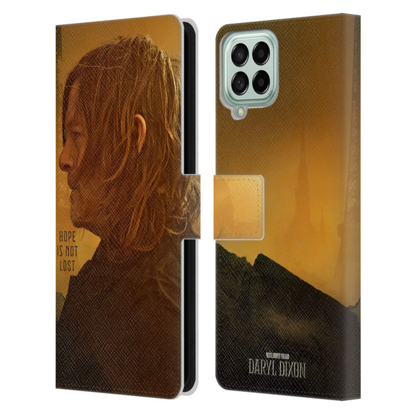 The Walking Dead: Daryl Dixon Key Art Hope Is Not Lost Leather Book Wallet Case Cover For Samsung Galaxy M33 (2022)
