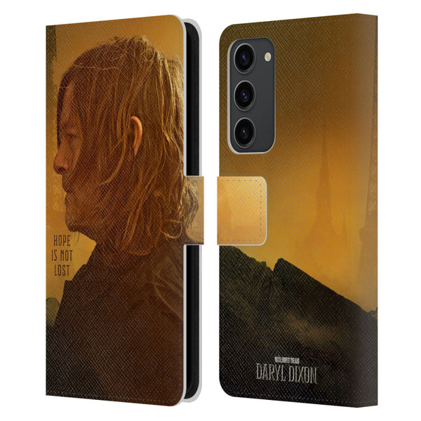 The Walking Dead: Daryl Dixon Key Art Hope Is Not Lost Leather Book Wallet Case Cover For Samsung Galaxy S23+ 5G