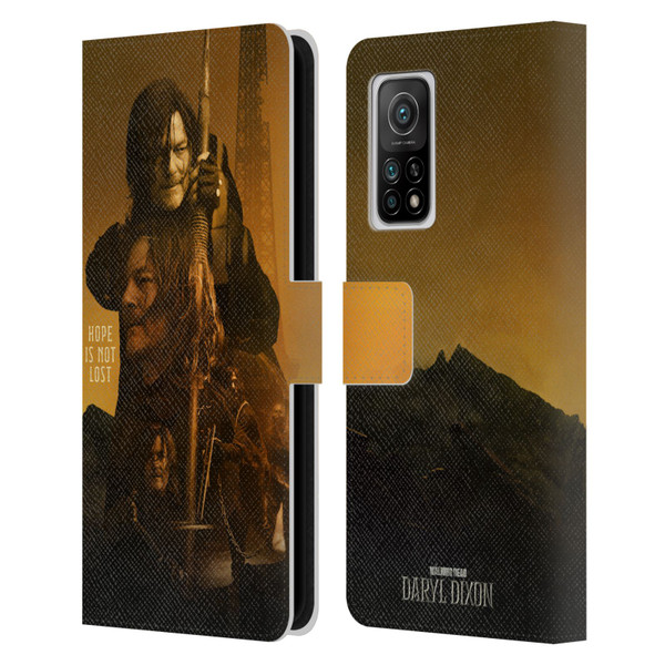 The Walking Dead: Daryl Dixon Key Art Double Exposure Leather Book Wallet Case Cover For Xiaomi Mi 10T 5G