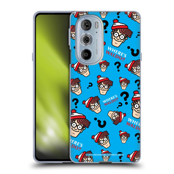 Where's Waldo? Graphics Head Pattern Soft Gel Case for Motorola Edge X30