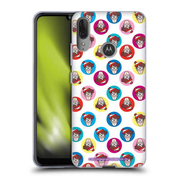 Where's Waldo? Graphics Face Pattern Soft Gel Case for Motorola Moto E6 Plus