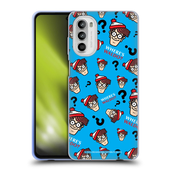Where's Waldo? Graphics Head Pattern Soft Gel Case for Motorola Moto G52