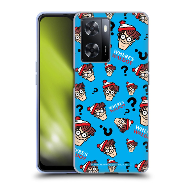 Where's Waldo? Graphics Head Pattern Soft Gel Case for OPPO A57s