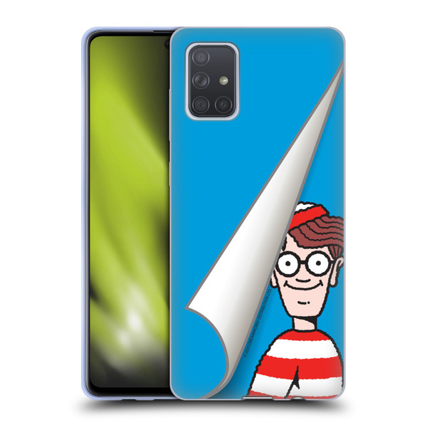 Where's Waldo? Graphics Peek Soft Gel Case for Samsung Galaxy A71 (2019)