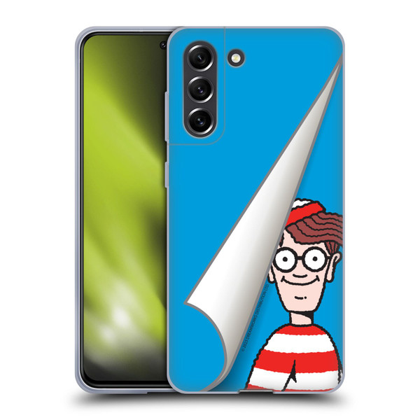 Where's Waldo? Graphics Peek Soft Gel Case for Samsung Galaxy S21 FE 5G