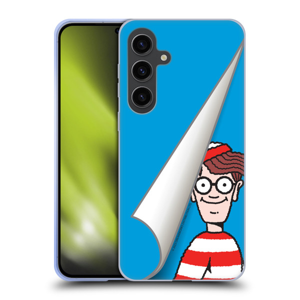 Where's Waldo? Graphics Peek Soft Gel Case for Samsung Galaxy S24+ 5G