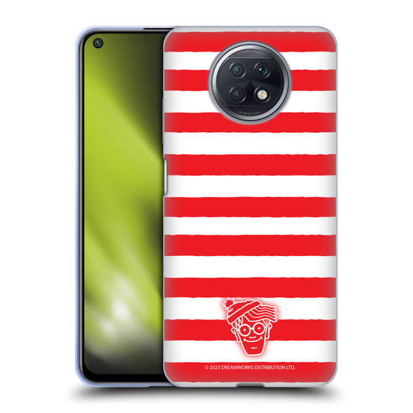 Where's Waldo? Graphics Stripes Red Soft Gel Case for Xiaomi Redmi Note 9T 5G