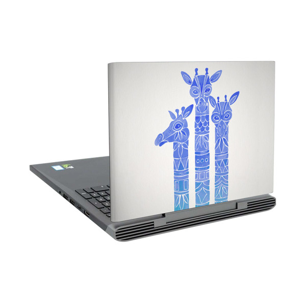 Cat Coquillette Animals Blue Ombre Giraffes Vinyl Sticker Skin Decal Cover for Dell Inspiron 15 7000 P65F