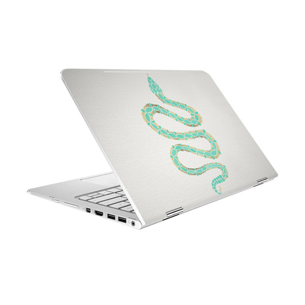 Cat Coquillette Animals Snake Mint Vinyl Sticker Skin Decal Cover for HP Spectre Pro X360 G2