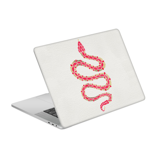 Cat Coquillette Animals Snake Pink Vinyl Sticker Skin Decal Cover for Apple MacBook Pro 15.4" A1707/A1990