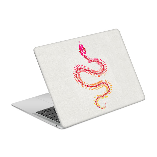 Cat Coquillette Animals Pink Ombre Snake Skeleton Vinyl Sticker Skin Decal Cover for Apple MacBook Air 13.3" A1932/A2179