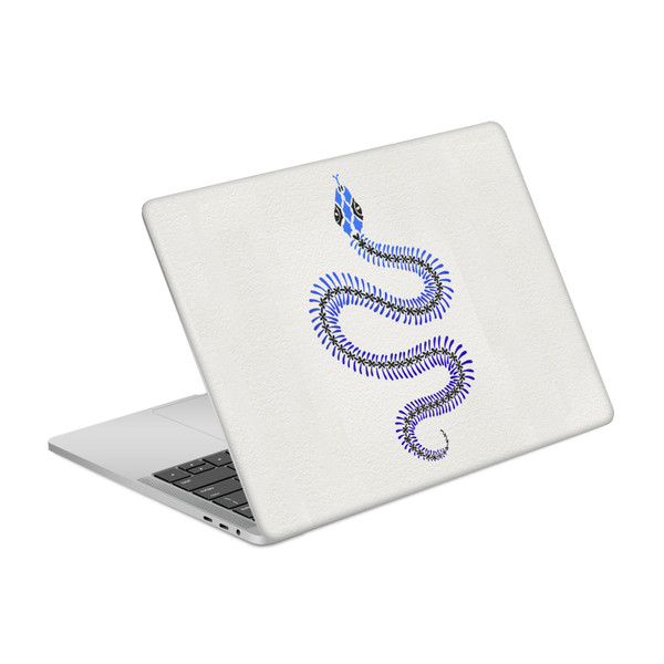 Cat Coquillette Animals Blue Ombre Snake Skeleton Vinyl Sticker Skin Decal Cover for Apple MacBook Pro 13" A2338