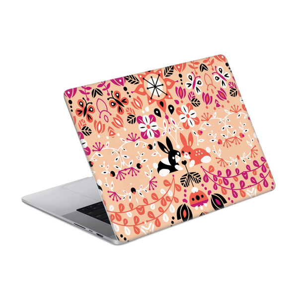 Cat Coquillette Animals Bunny Lovers Vinyl Sticker Skin Decal Cover for Apple MacBook Pro 16" A2485