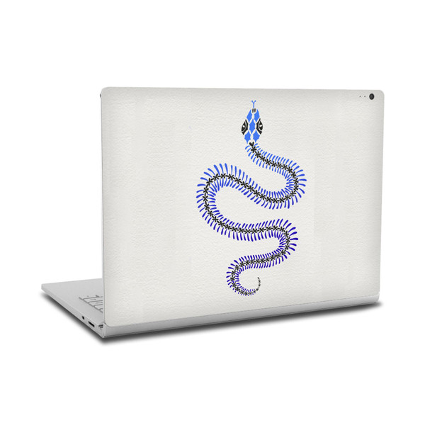 Cat Coquillette Animals Blue Ombre Snake Skeleton Vinyl Sticker Skin Decal Cover for Microsoft Surface Book 2
