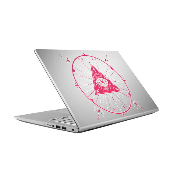 Cat Coquillette Evil Eye Pink Mandala Vinyl Sticker Skin Decal Cover for Asus Vivobook 14 X409FA-EK555T