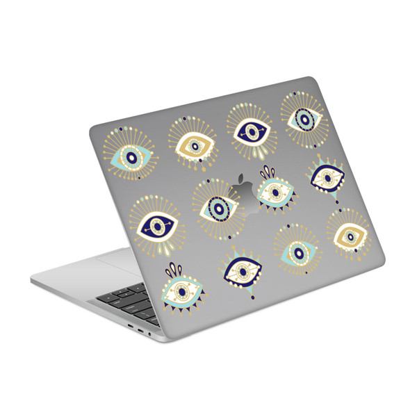 Cat Coquillette Evil Eye Blue Gold Vinyl Sticker Skin Decal Cover for Apple MacBook Pro 13" A1989 / A2159