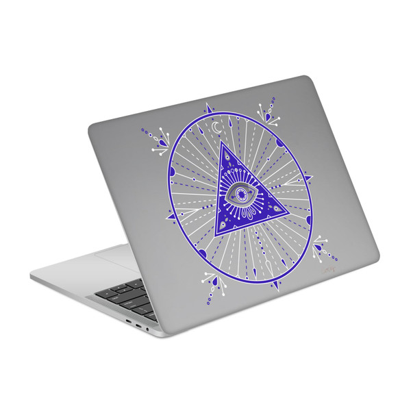 Cat Coquillette Evil Eye Navy Mandala Vinyl Sticker Skin Decal Cover for Apple MacBook Pro 13" A1989 / A2159