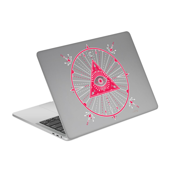 Cat Coquillette Evil Eye Pink Mandala Vinyl Sticker Skin Decal Cover for Apple MacBook Pro 13" A1989 / A2159