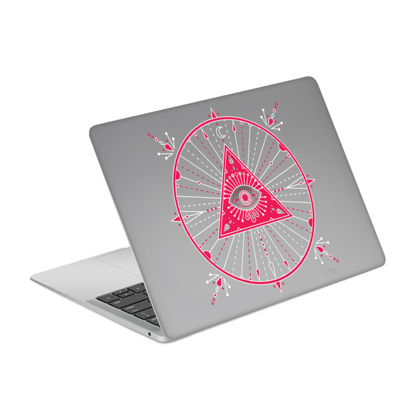 Cat Coquillette Evil Eye Pink Mandala Vinyl Sticker Skin Decal Cover for Apple MacBook Air 13.3" A1932/A2179