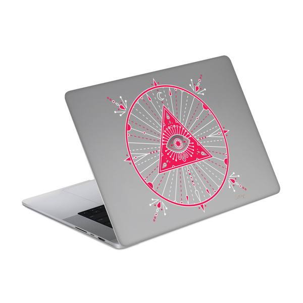 Cat Coquillette Evil Eye Pink Mandala Vinyl Sticker Skin Decal Cover for Apple MacBook Pro 14" A2442