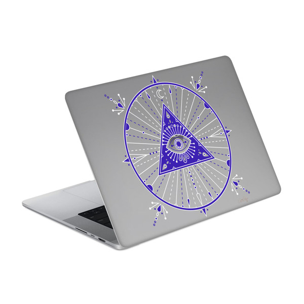 Cat Coquillette Evil Eye Navy Mandala Vinyl Sticker Skin Decal Cover for Apple MacBook Pro 16" A2485