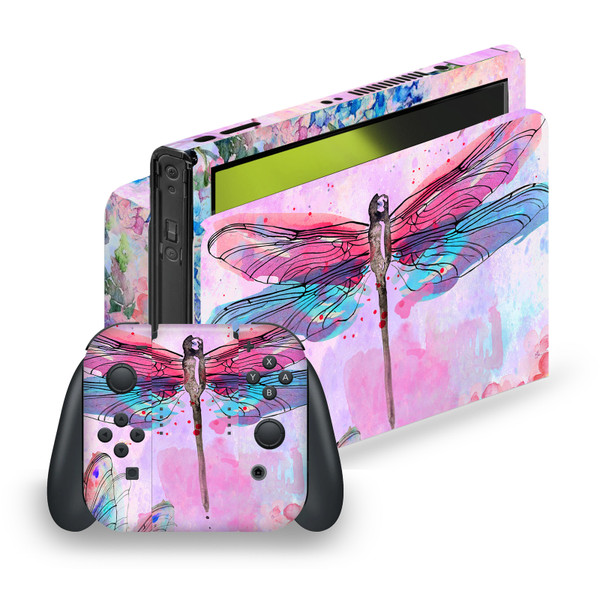 Jena DellaGrottaglia Animals Dragonflies Vinyl Sticker Skin Decal Cover for Nintendo Switch OLED