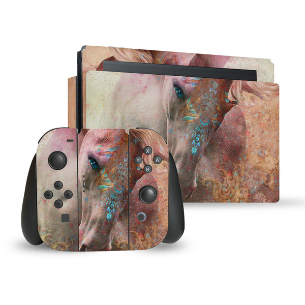 Jena DellaGrottaglia Animals Horse Vinyl Sticker Skin Decal Cover for Nintendo Switch Bundle