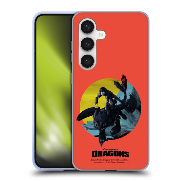 How To Train Your Dragon II Hiccup And Toothless Duo Soft Gel Case for Samsung Galaxy S24 5G