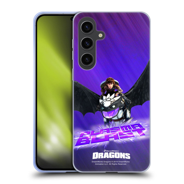 How To Train Your Dragon II Hiccup And Toothless Plasma Blast Soft Gel Case for Samsung Galaxy S24+ 5G