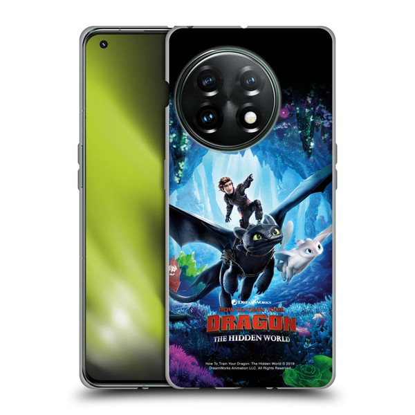 How To Train Your Dragon III The Hidden World Hiccup, Toothless & Light Fury 2 Soft Gel Case for OnePlus 11 5G