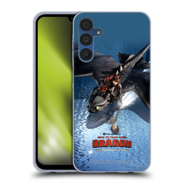 How To Train Your Dragon III The Hidden World Hiccup & Toothless 2 Soft Gel Case for Samsung Galaxy A15