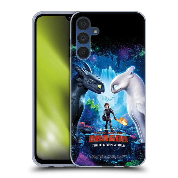 How To Train Your Dragon III The Hidden World Hiccup, Toothless & Light Fury Soft Gel Case for Samsung Galaxy A15